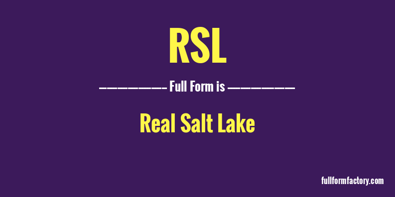 rsl-full-form