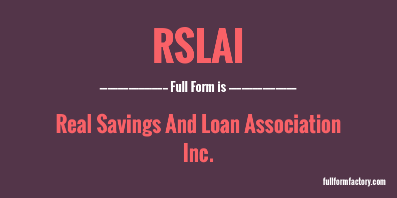 rslai-full-form