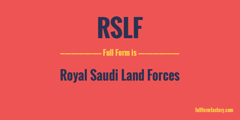 rslf-full-form