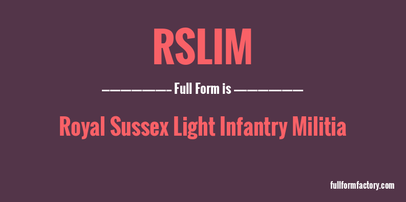 rslim-full-form