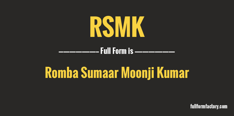 rsmk-full-form