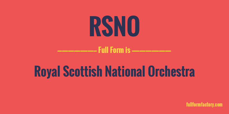 rsno-full-form