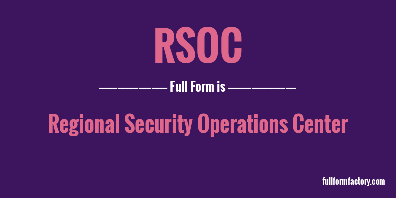 rsoc-full-form