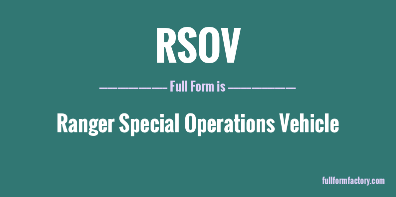rsov-full-form