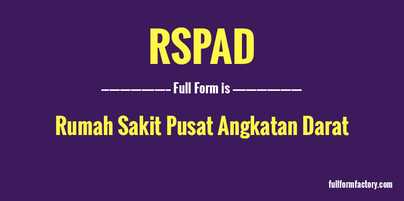 rspad-full-form