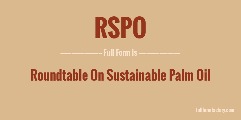 rspo-full-form