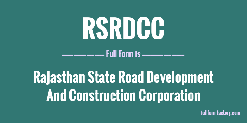 rsrdcc-full-form