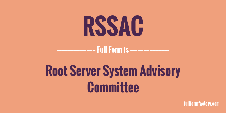 rssac-full-form