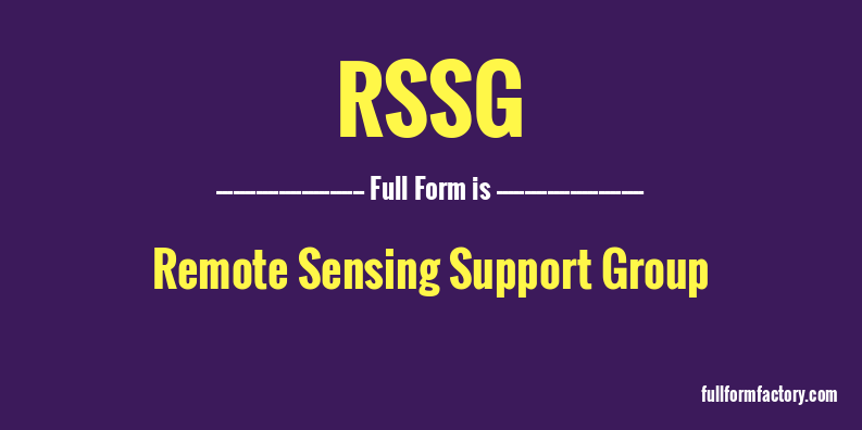 rssg-full-form