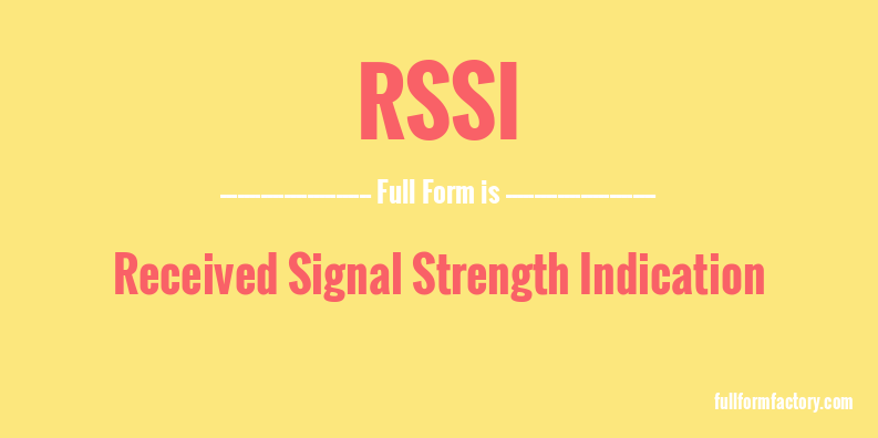 rssi-full-form
