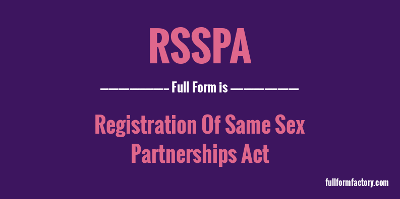 rsspa-full-form