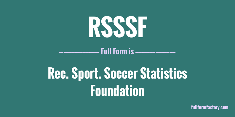 rsssf-full-form
