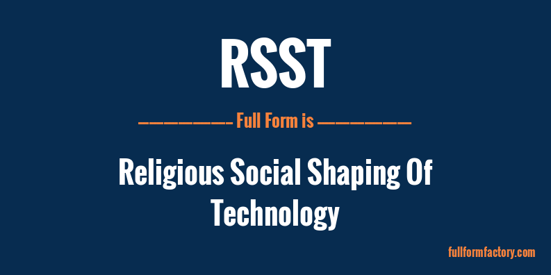 rsst-full-form