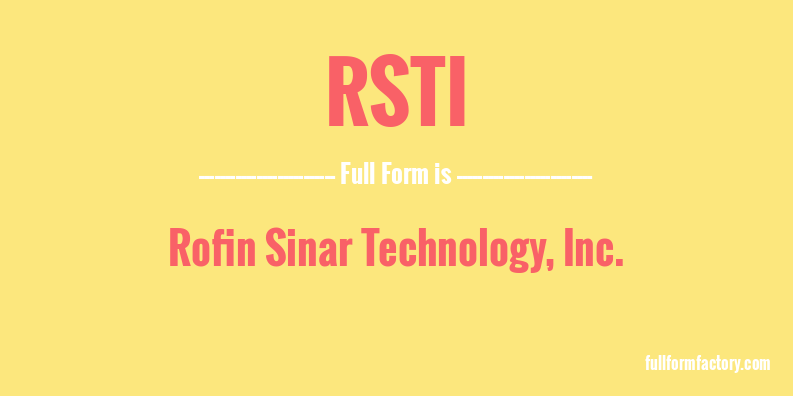 rsti-full-form