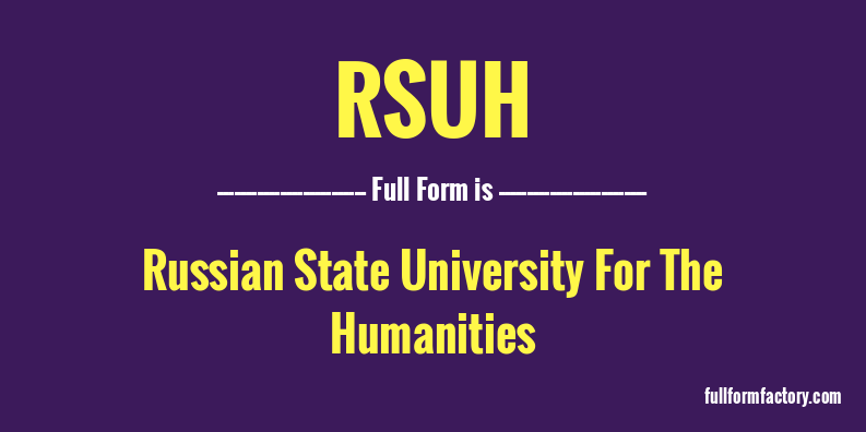 rsuh-full-form