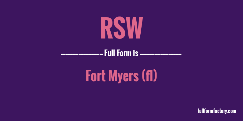 rsw-full-form