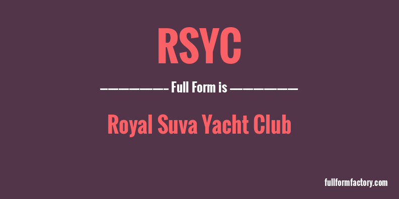 rsyc-full-form