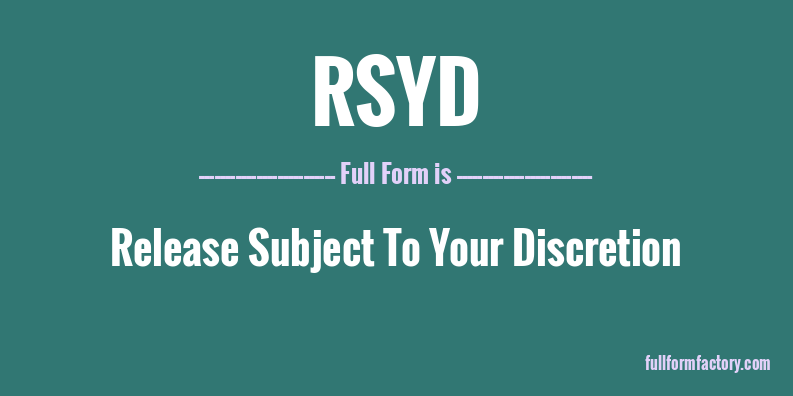 rsyd-full-form