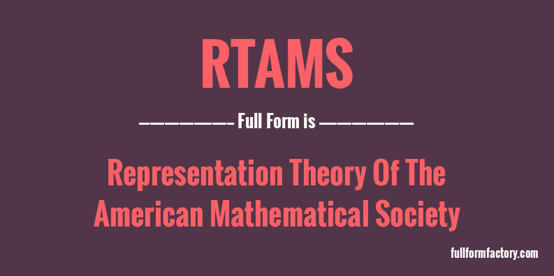 rtams-full-form