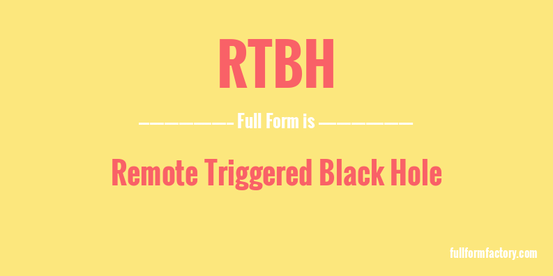 rtbh-full-form