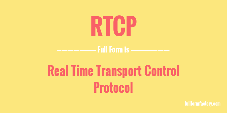 rtcp-full-form