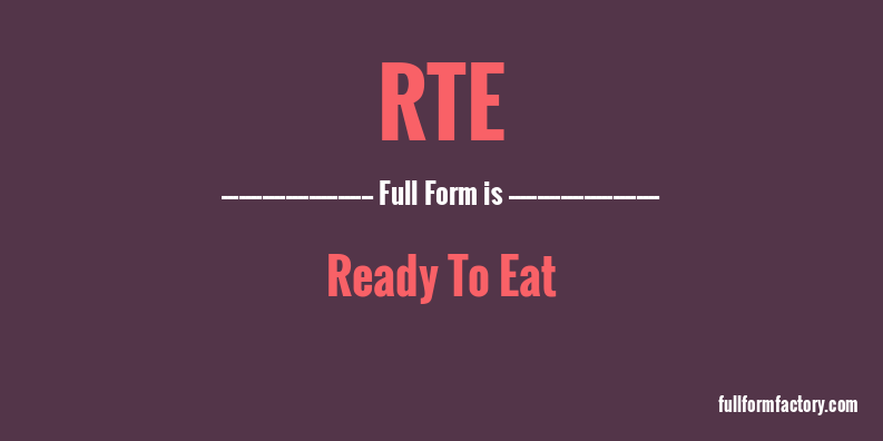 rte-full-form