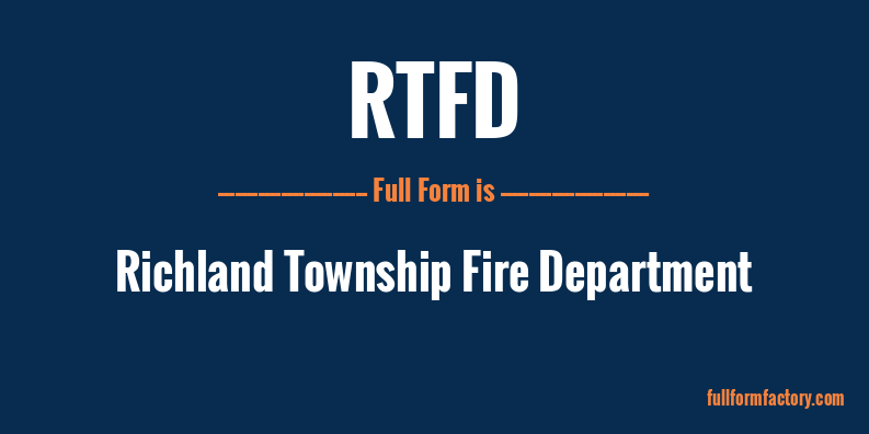 rtfd-full-form