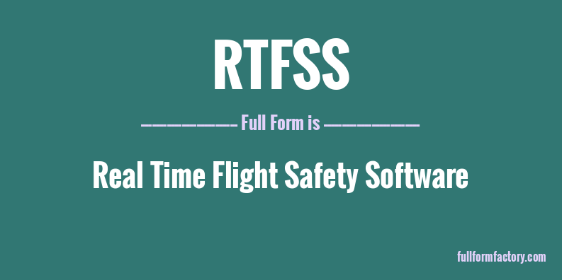 rtfss-full-form