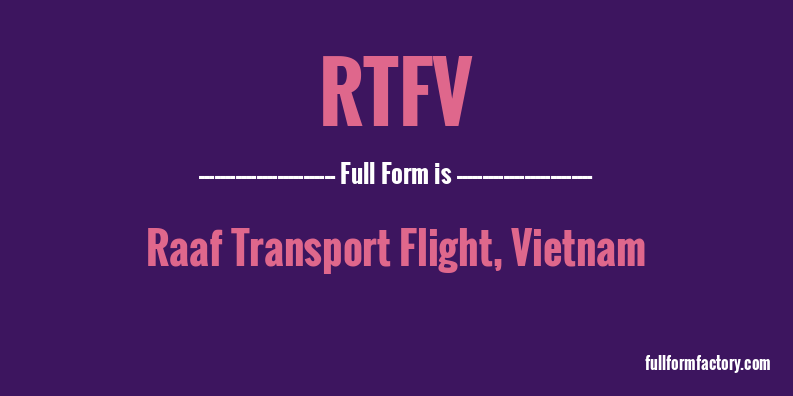 rtfv-full-form