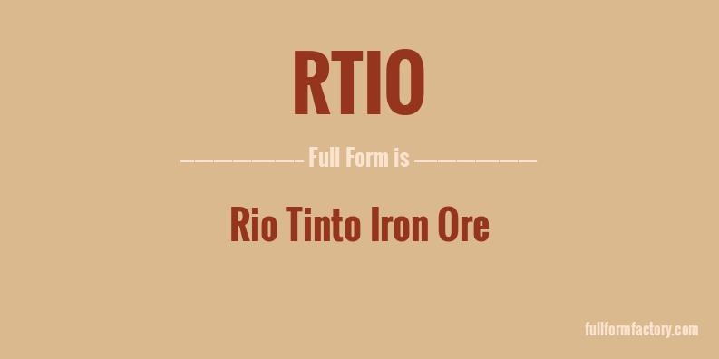 rtio-full-form