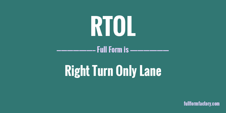 rtol-full-form
