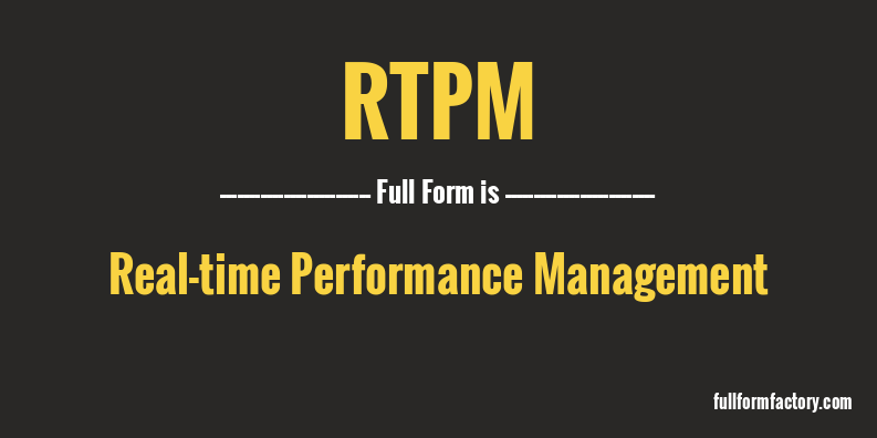 rtpm-full-form