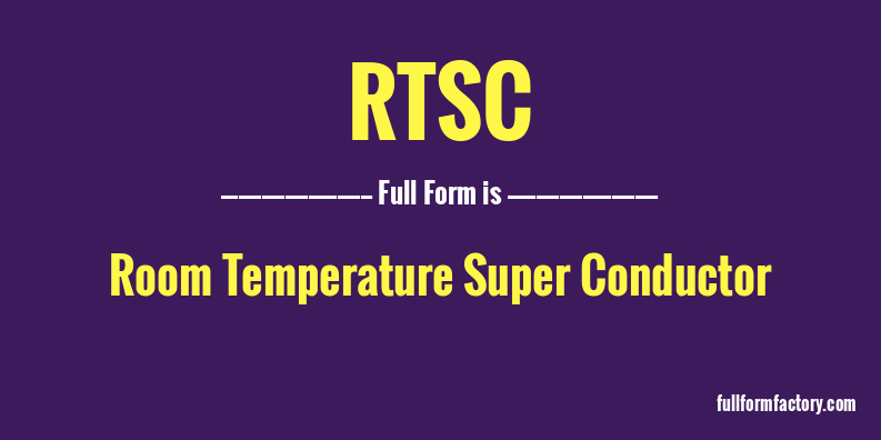 rtsc-full-form