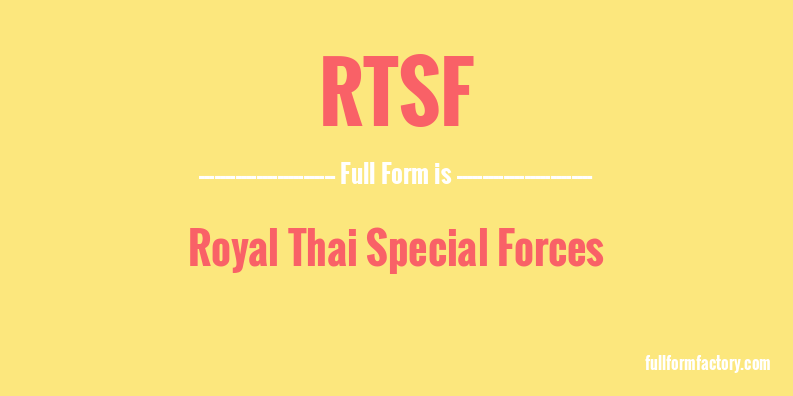 rtsf-full-form