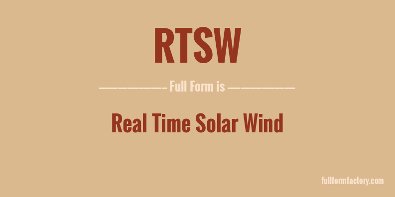 rtsw-full-form