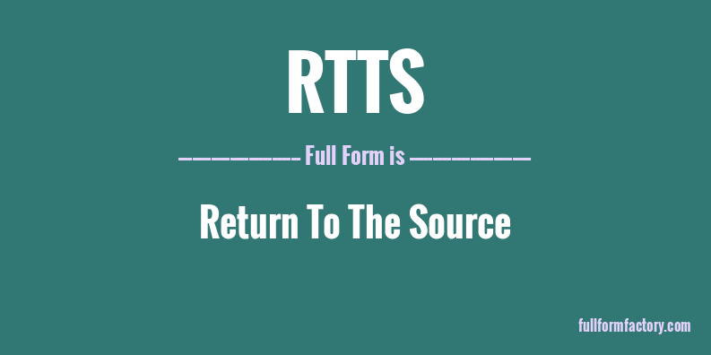 rtts-full-form