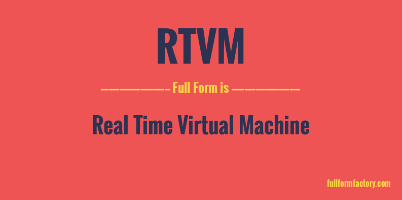 rtvm-full-form