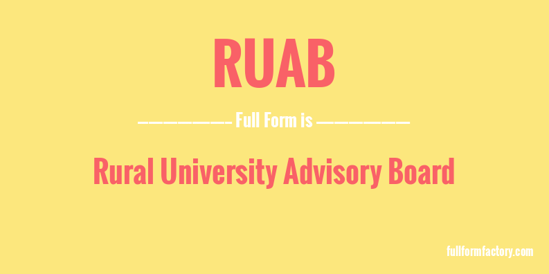 ruab-full-form