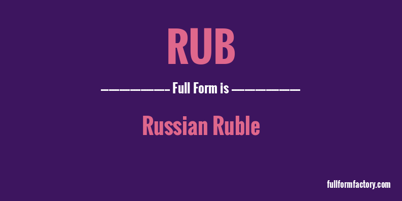 rub-full-form