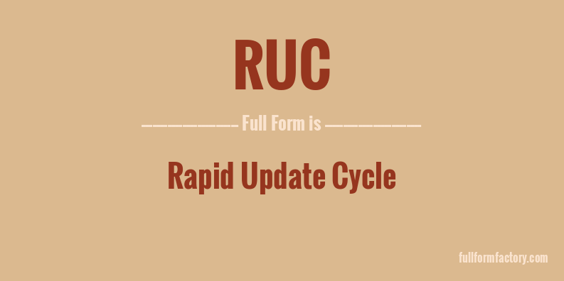ruc-full-form