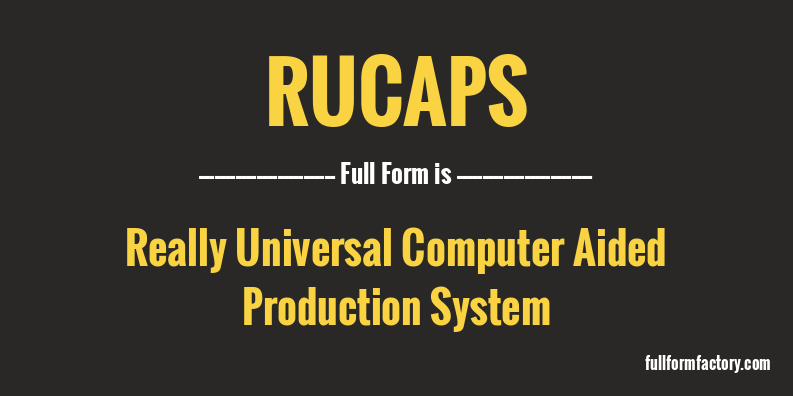 rucaps-full-form