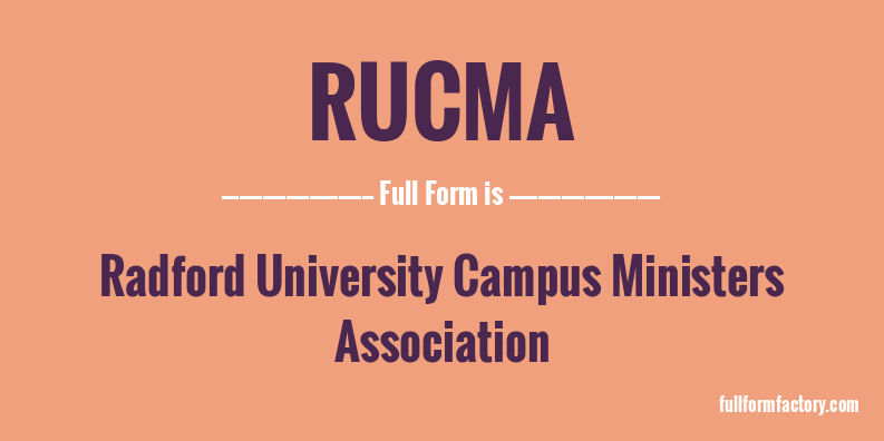 rucma-full-form