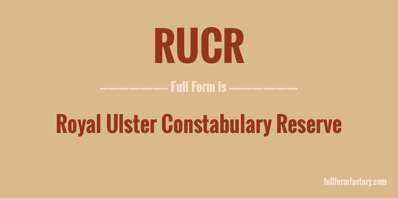 rucr-full-form
