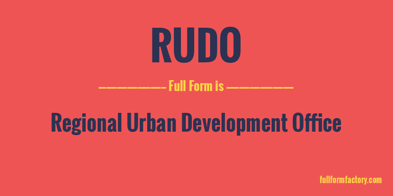rudo-full-form