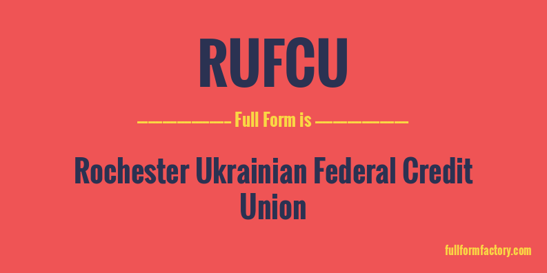 rufcu-full-form