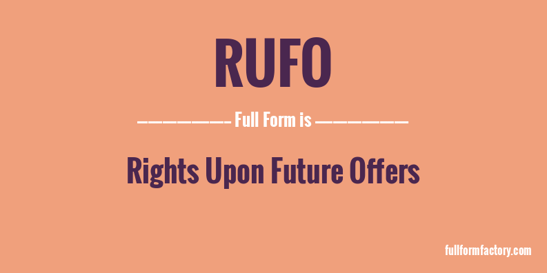 rufo-full-form