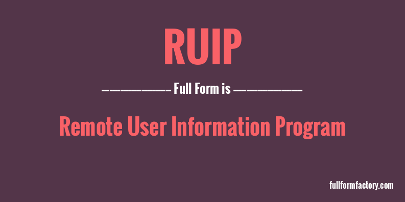 ruip-full-form