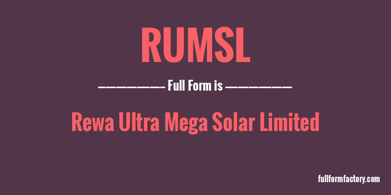 rumsl-full-form