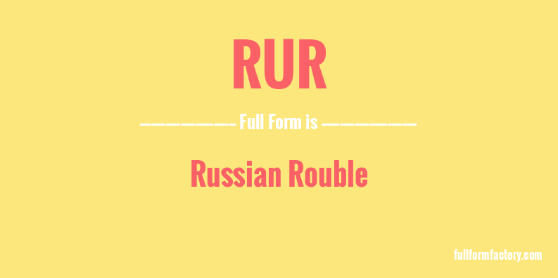 rur-full-form