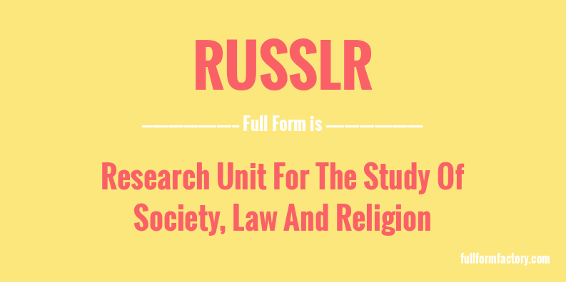 russlr-full-form